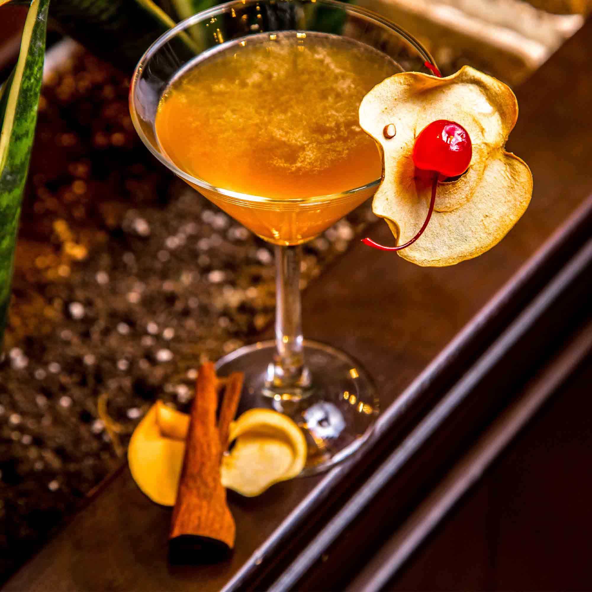 Apple cherry cocktail
